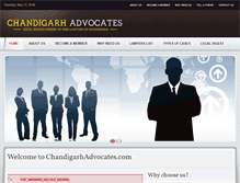 Tablet Screenshot of chandigarhadvocates.com